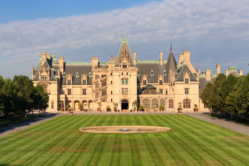 Exterior of the Biltmore Estate