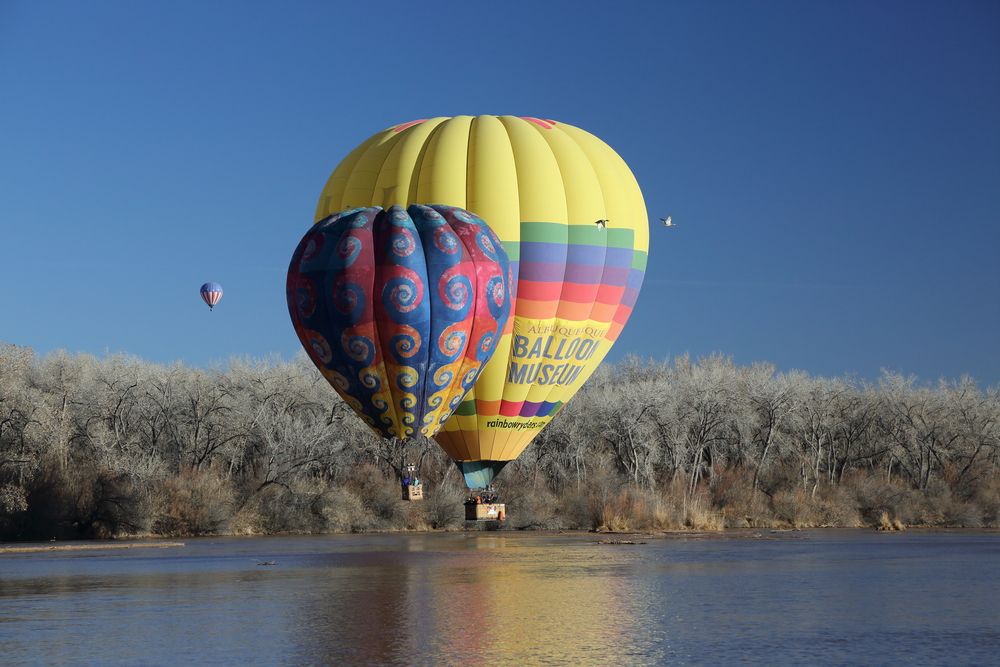 A hot air balloon of Anderson-Abruzzo Albuquerque International Balloon Museum