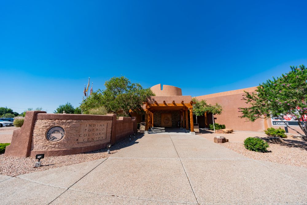 Exterior of Indian Pueblo Cultural Center