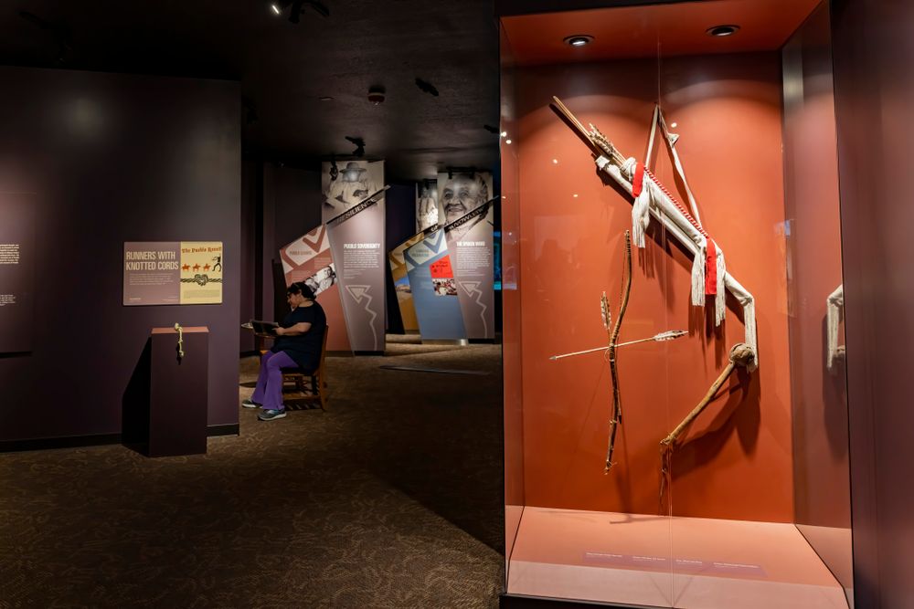 Interior of Indian Pueblo Cultural Center
