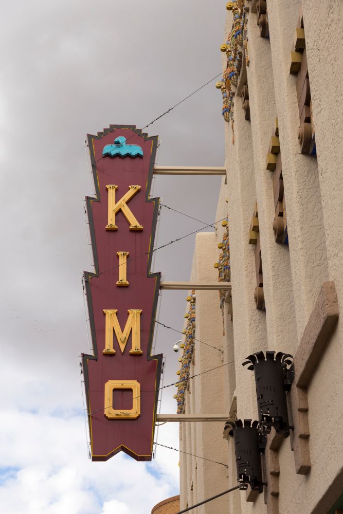 Signage of the Kimo Theatre