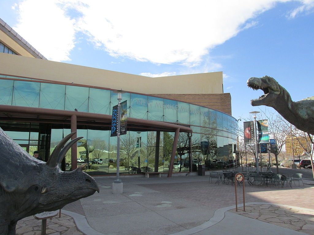 Entrance of New Mexico Museum of Natural History and Science
