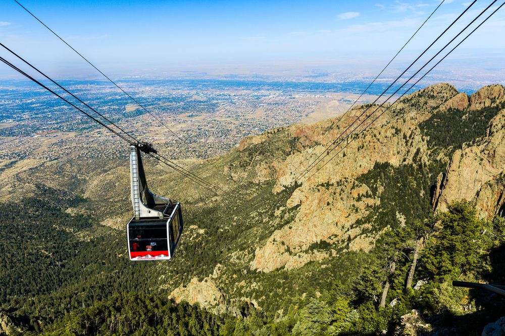 Mountain views from Sandia Peak Tramway