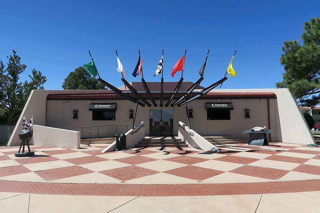 Exterior of Unser Racing Museum