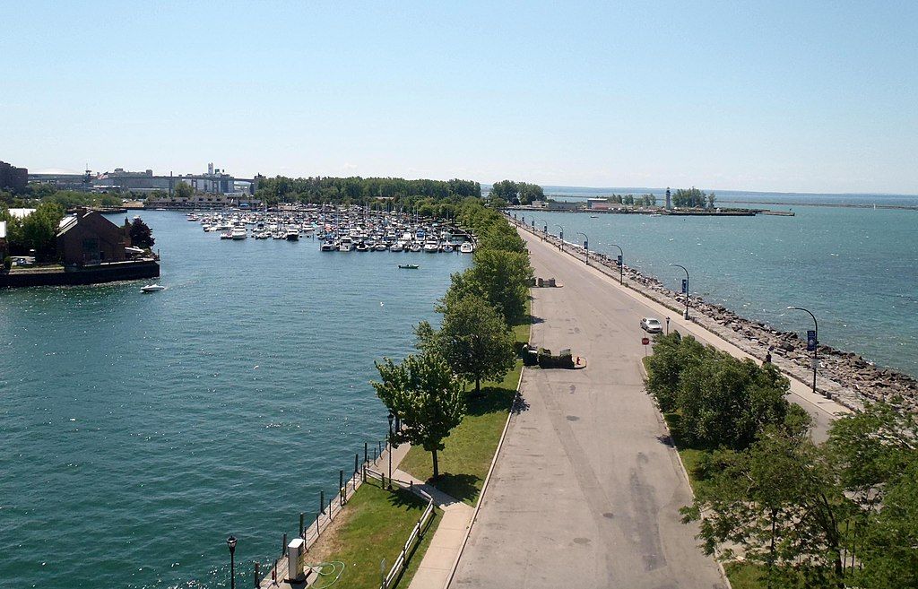 View from Erie Basin Marina tower