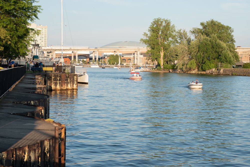 Boat ride at Erie Basin Marina