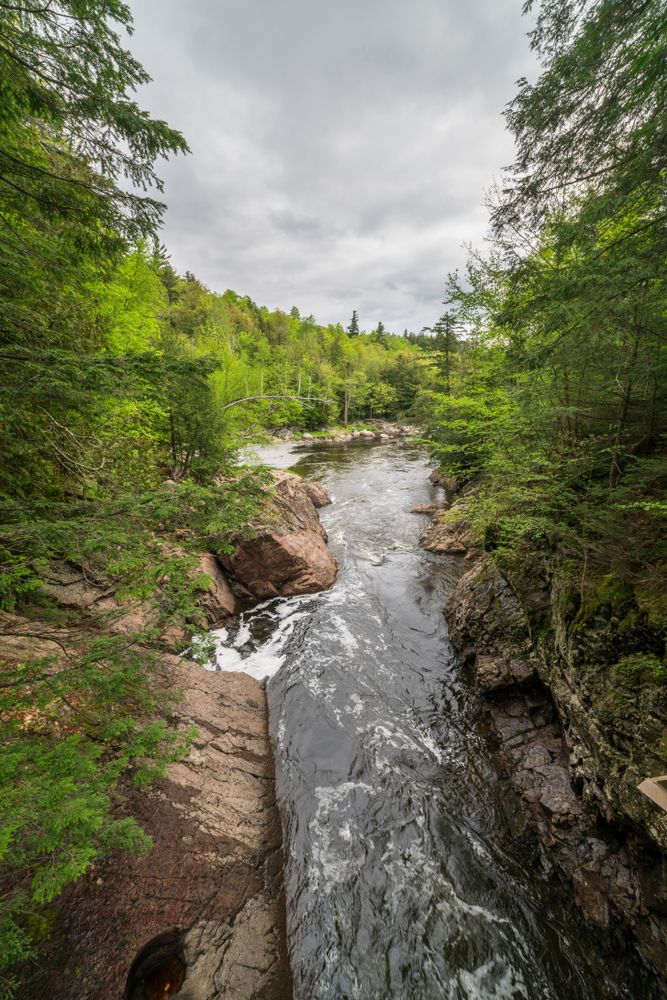 Downstream of High Falls Gorge