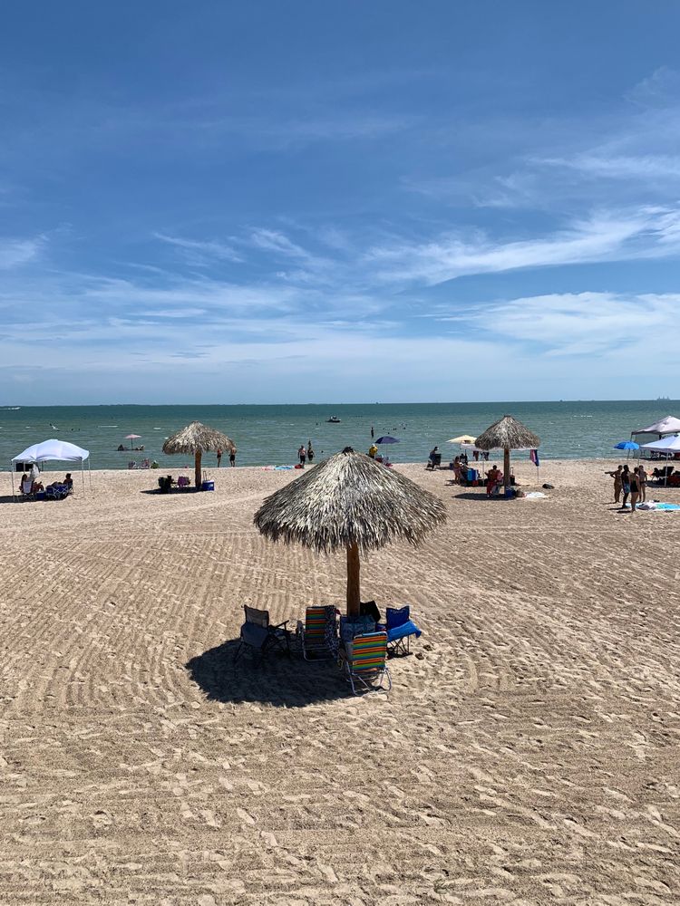 Sunny day at Rockport Beach