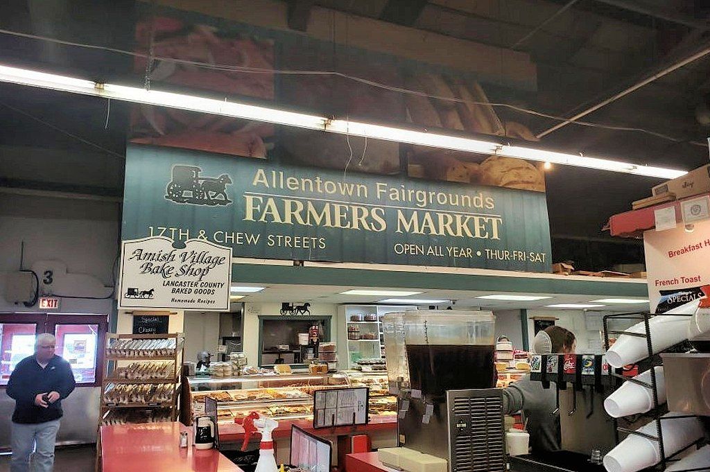 Signage of Allentown Fairgrounds Farmers Market
