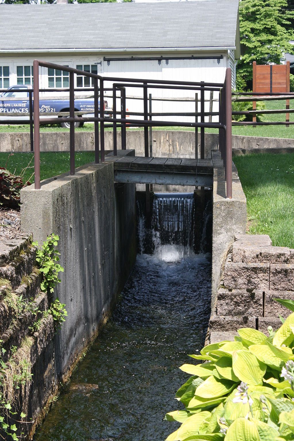 The waters of the Haines Mill Museum