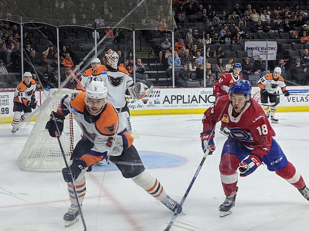 Hockey game with the Lehigh Valley Phantom