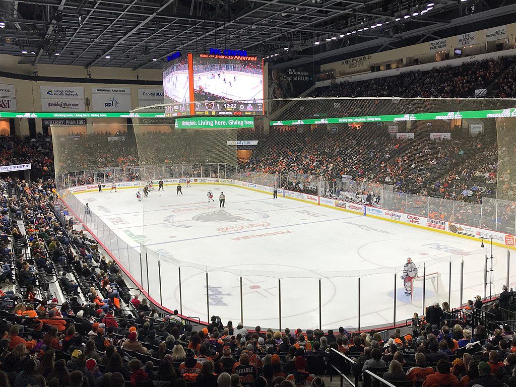 Interior of PLL Center where the Lehigh Valley Phantom play