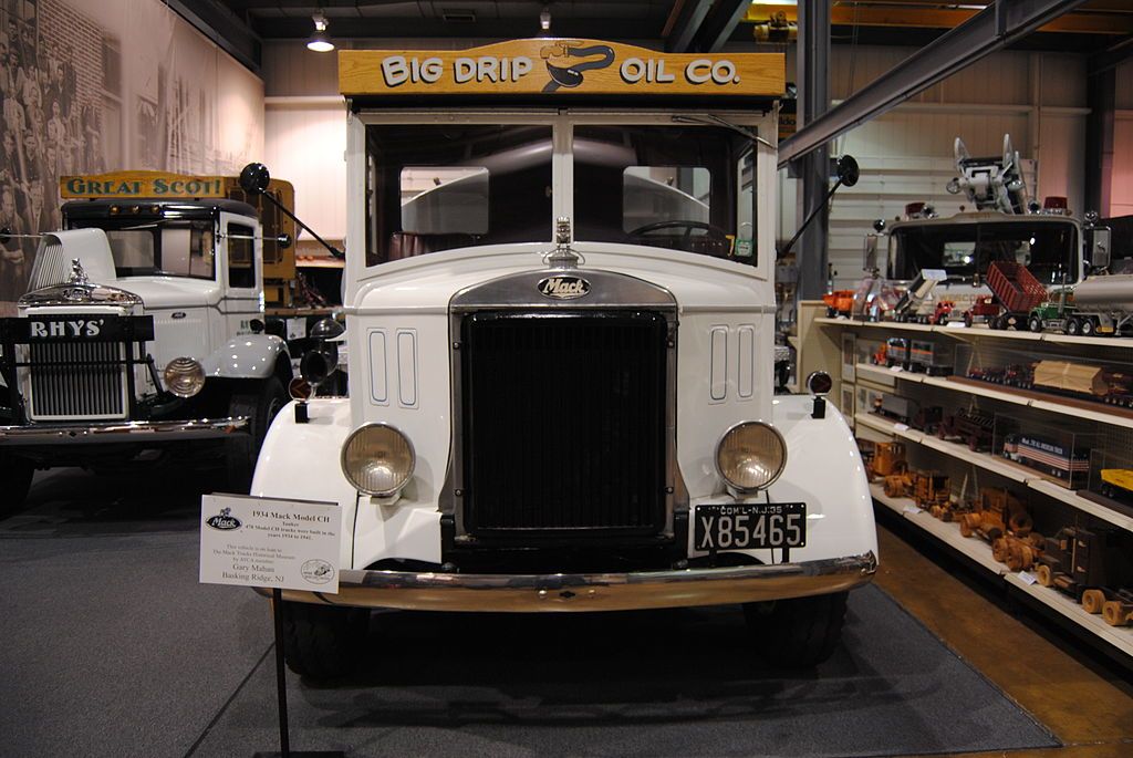 A vehicle displayed in Mack Trucks Museum
