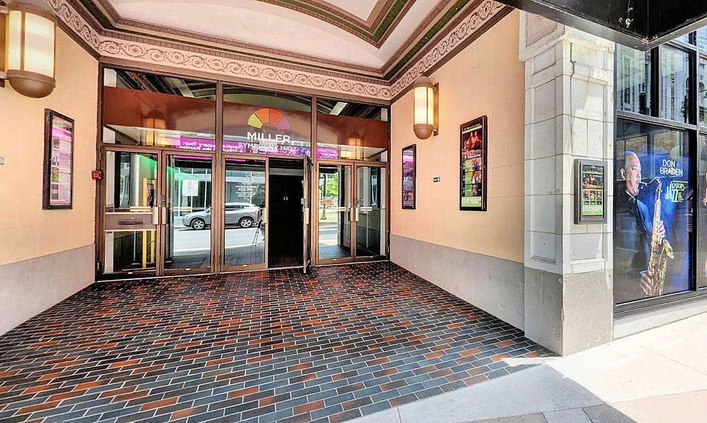 Entrance to Miller Symphony Hall