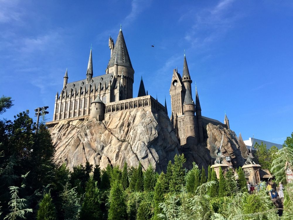 Hogwarts castle at Universal Studios.