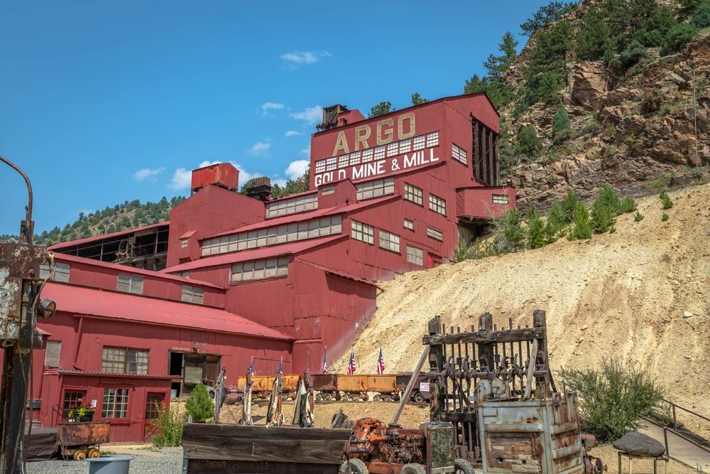 Exterior of Argo Gold Mill and Tunnel