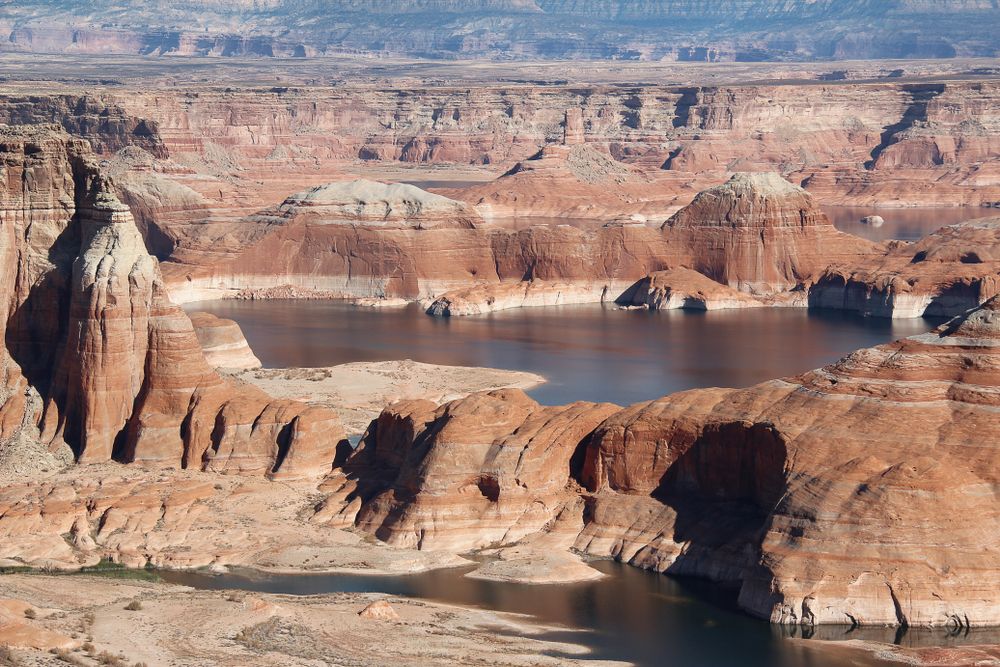 The waters of Lake Powell