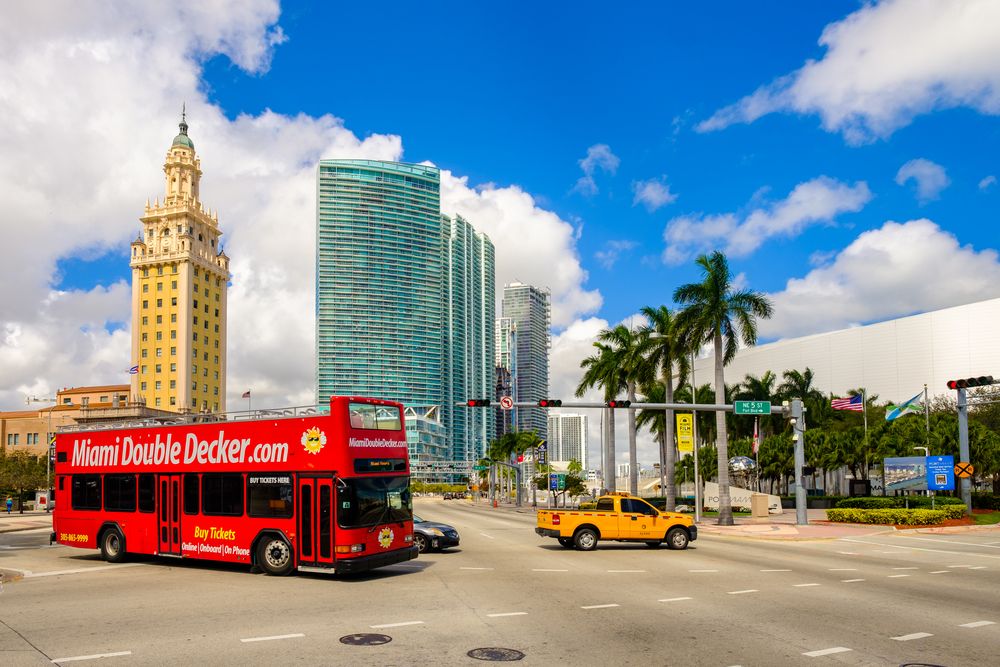 View of Double-Decker Bus