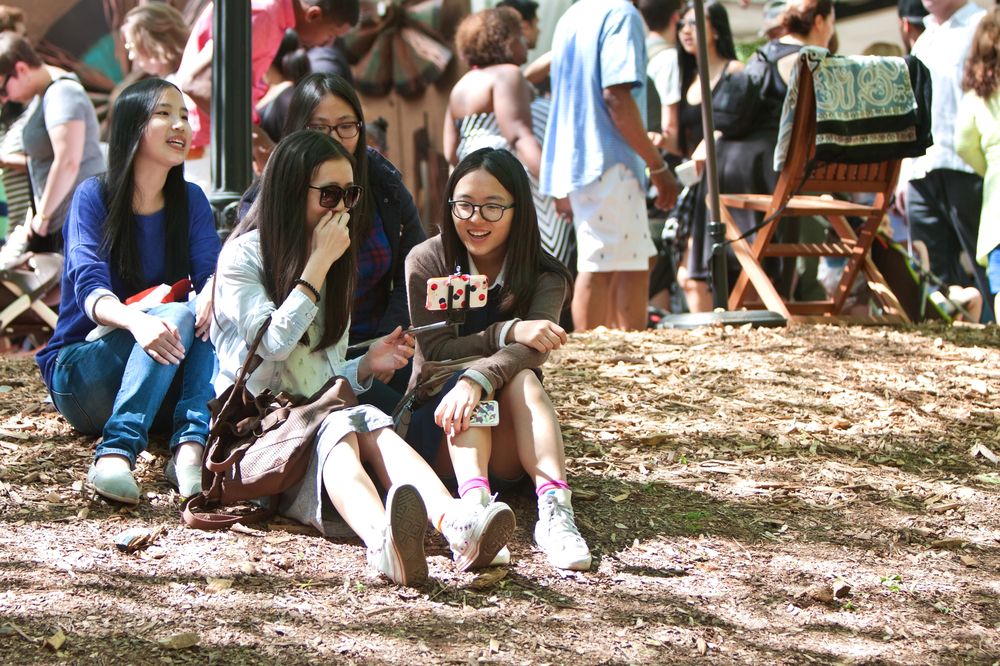 Asian Girls in Atlanta Dogwood Festival