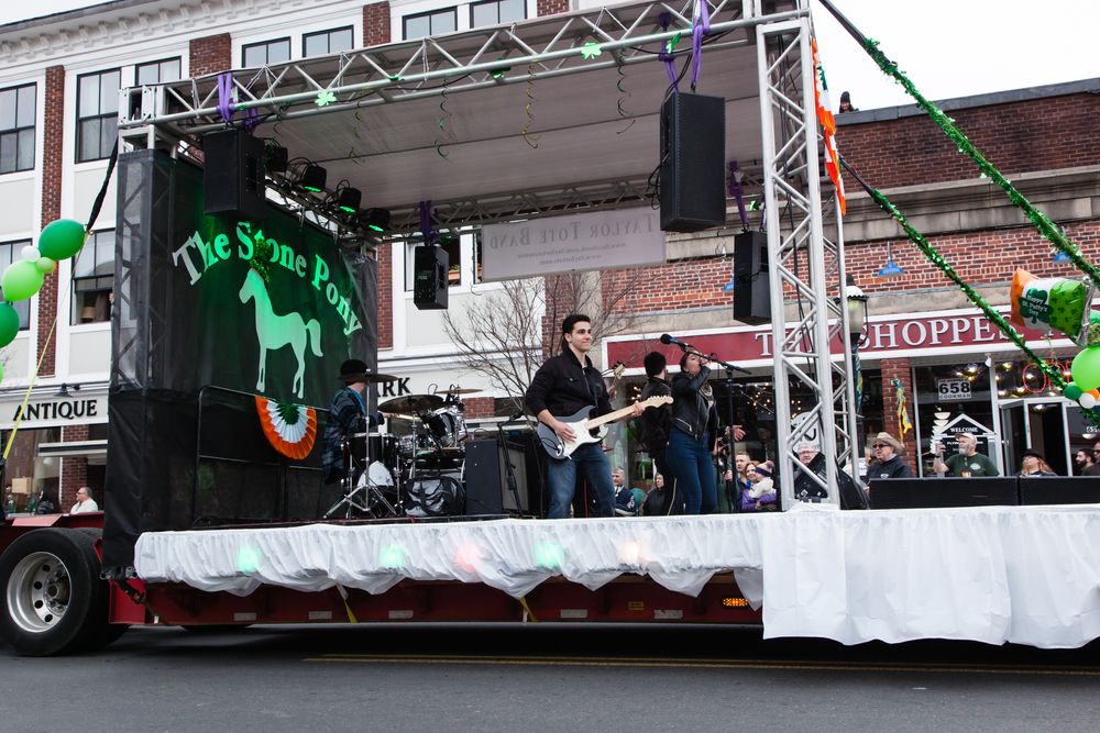 The Stone Pony band during a festival