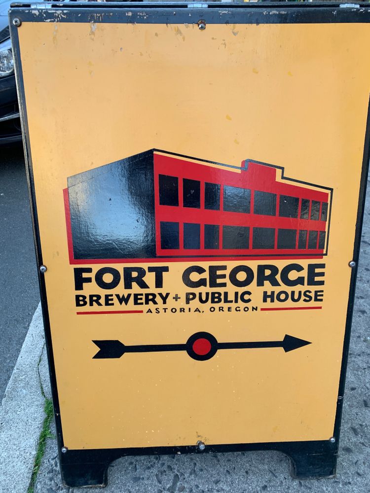 Fort George Brewery's sign