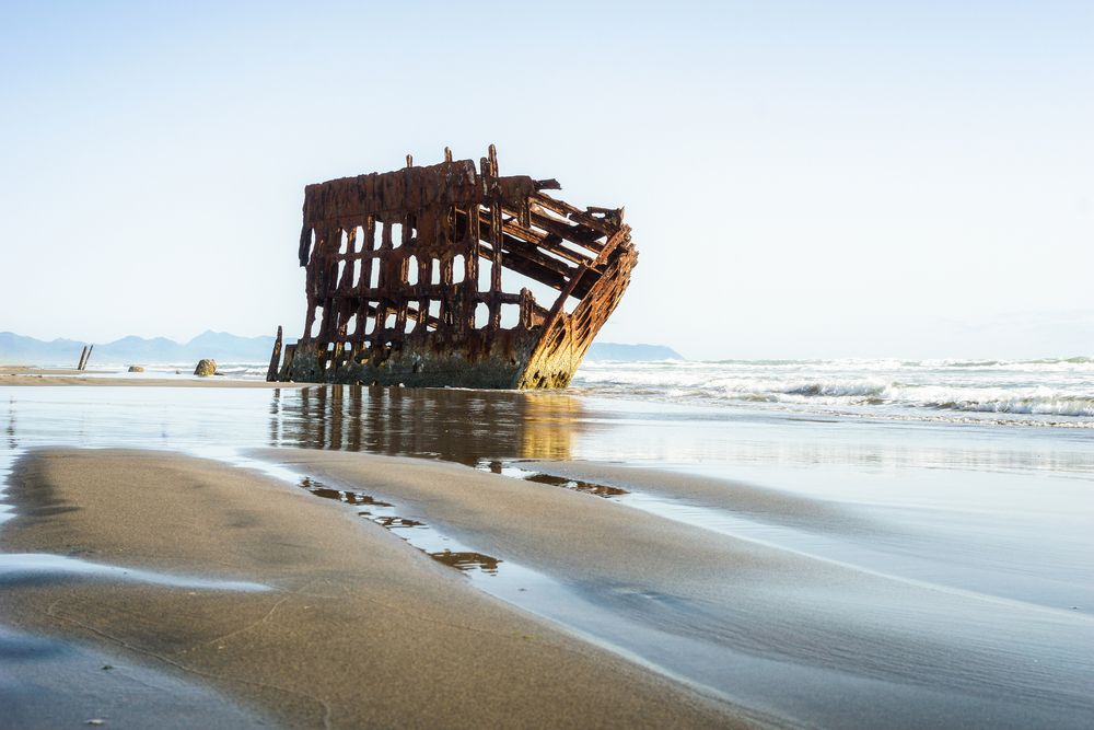 Shipwreck of Peter Iredale at Fort Stevens State Park