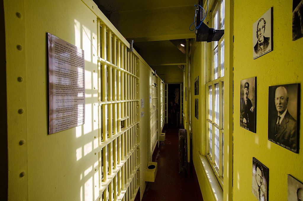 A corridor in Oregon Film Museum