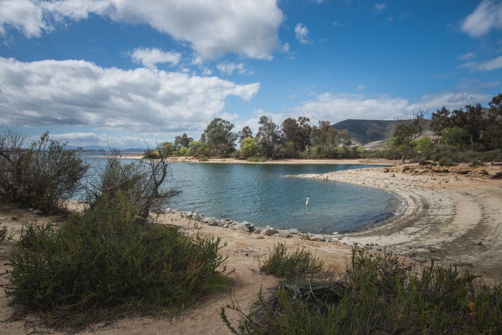 View of Lake Skinner Recreation Area