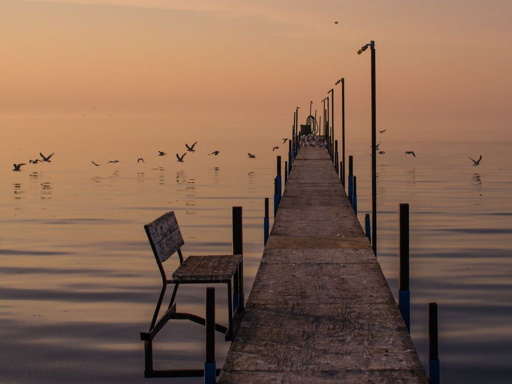 Sunset at Mille Lacs Lake