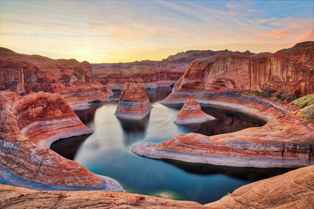 Daytime view of Reflection Canyon