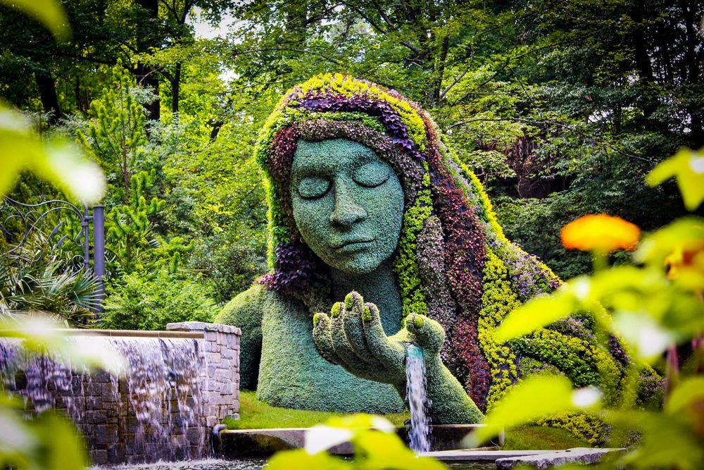 Earth Goddess in Atlanta Botanical Garden