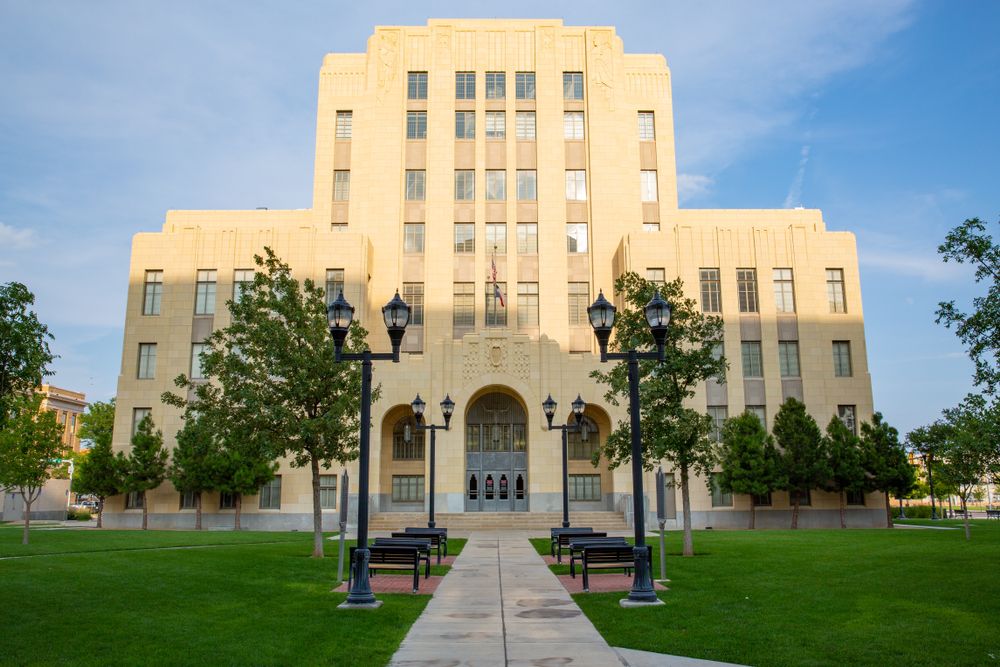 Amarillo city hall at the Downtown Historic District