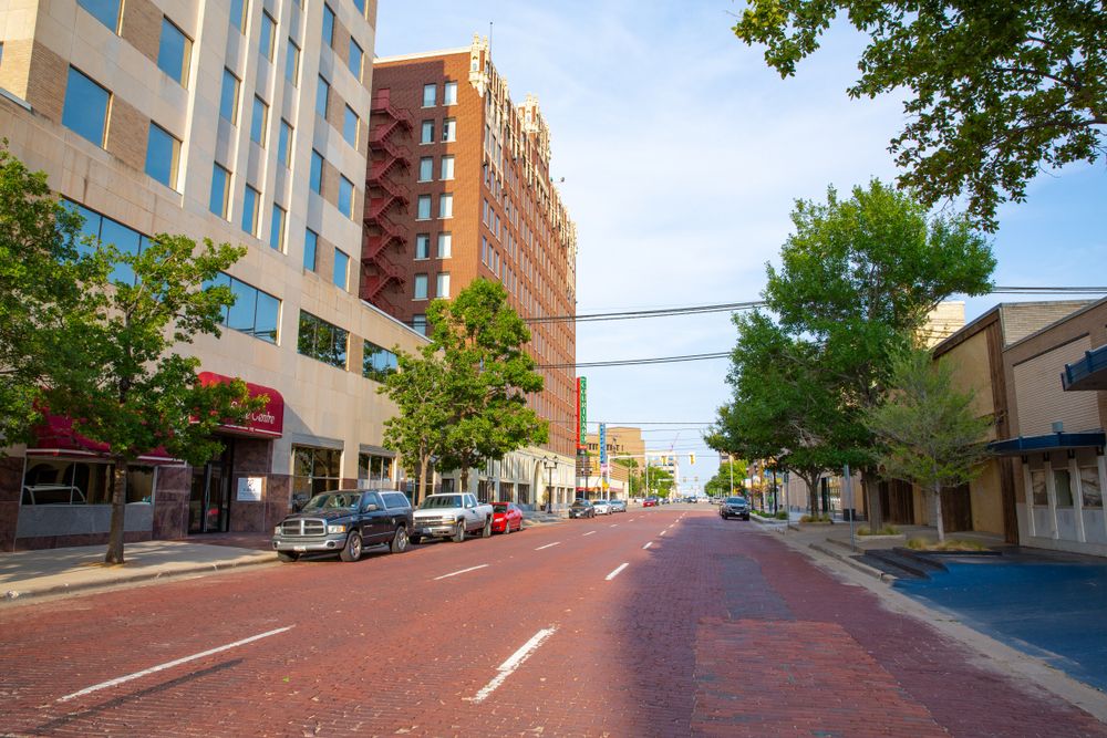 Road of the Downtown Historic District