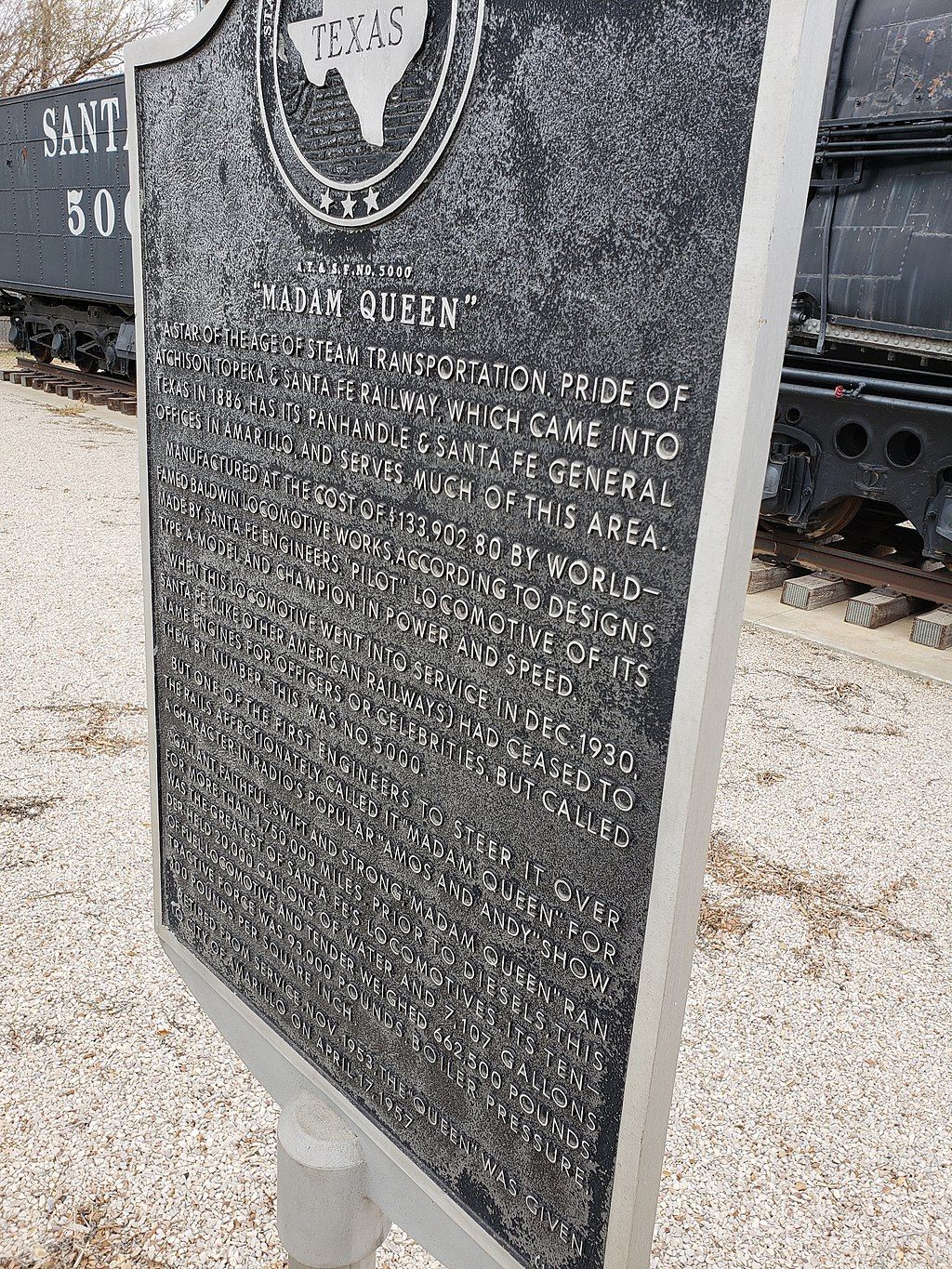Marker of the Historic Madame Queen