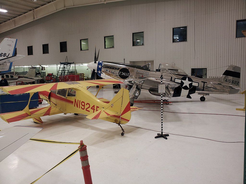 Aircrafts in the Texas Air and Space Museum