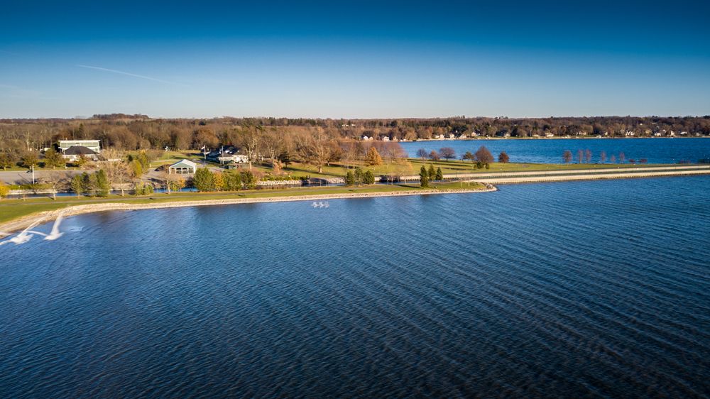 Aerial view of Emerson Park
