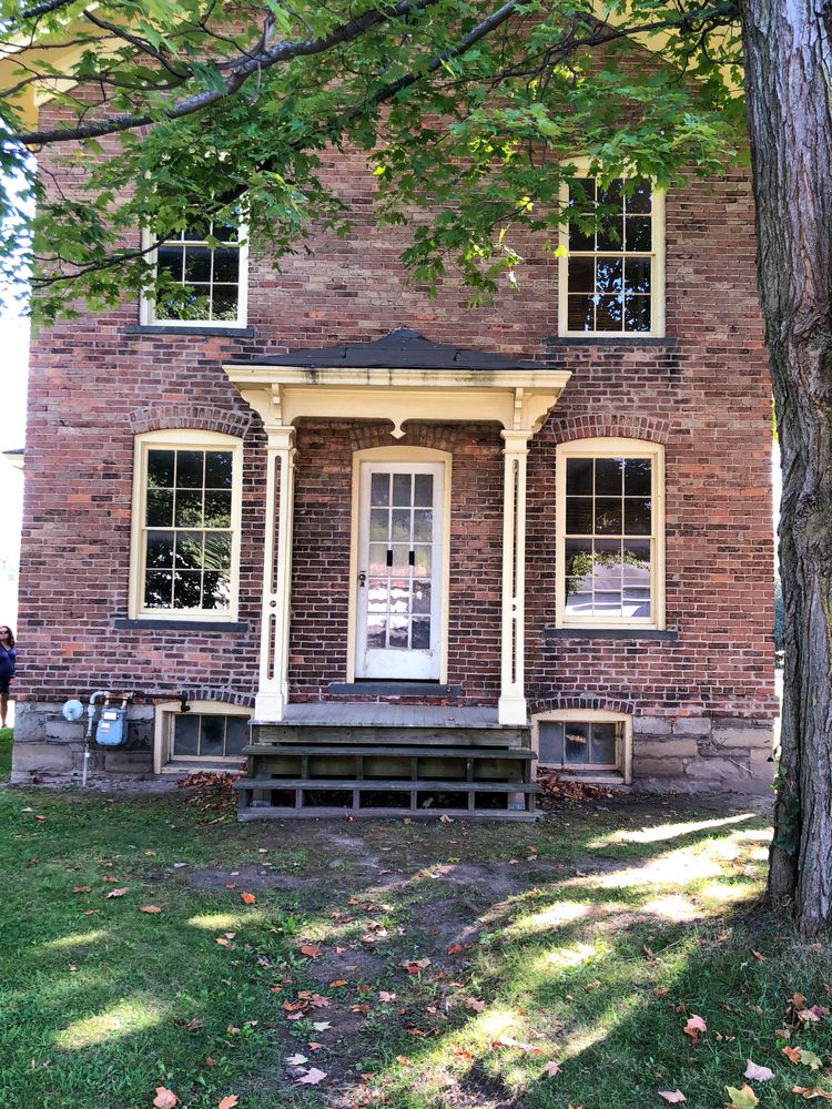 The front door of Harriet Tubman Home