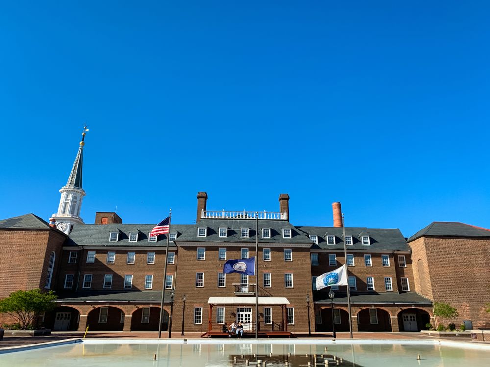 Exterior of Alexandria City Hall