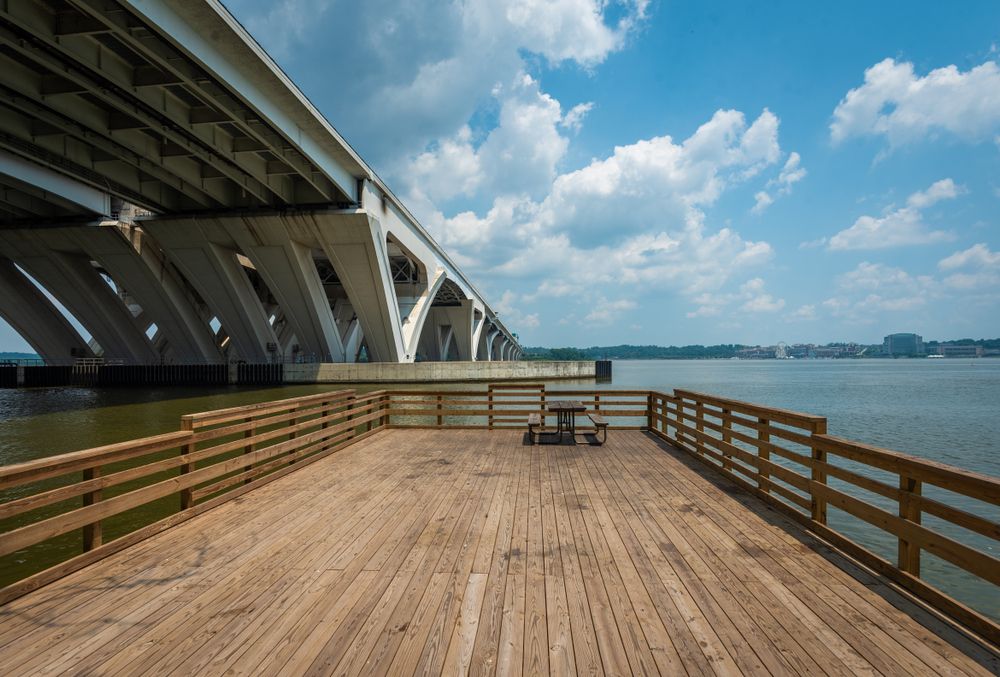 A pier at Jones Point Park
