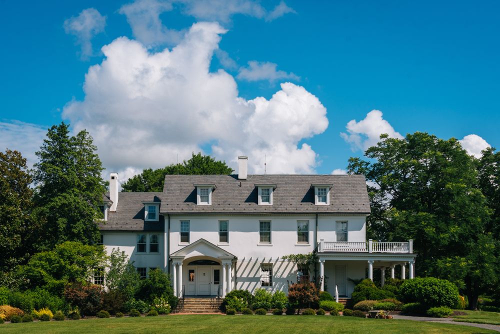 Main house at River Farm