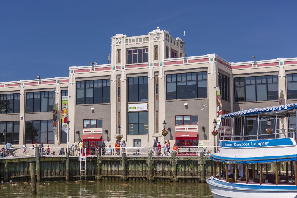Exterior of Torpedo Factory Art Center