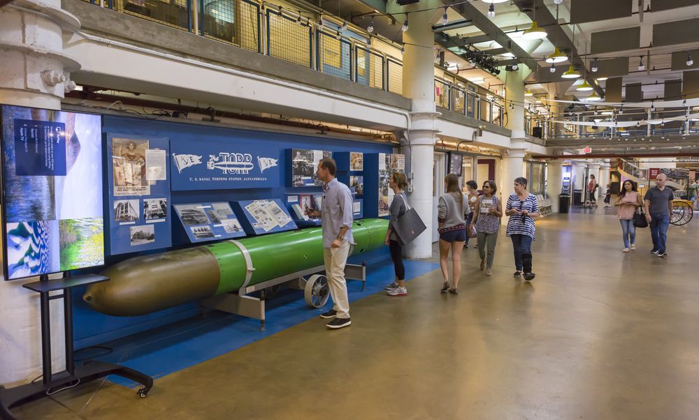 Exhibit in Torpedo Factory Art Center