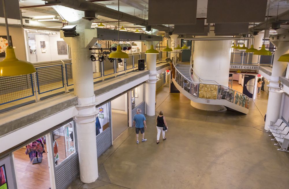 Interior of Torpedo Factory Art Center