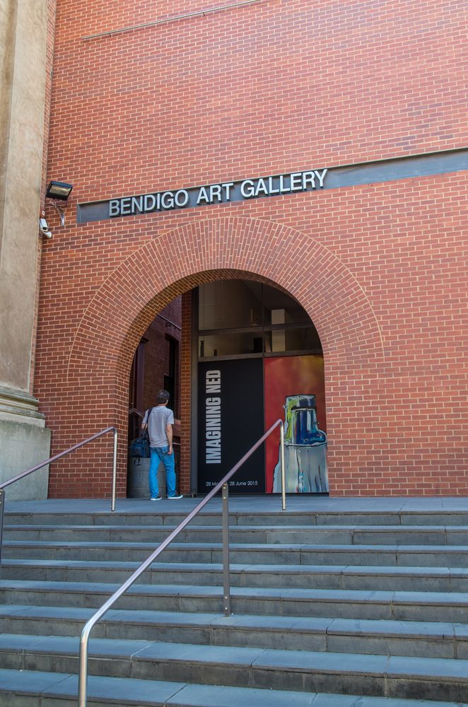 Entrance to the Bendigo Art Gallery