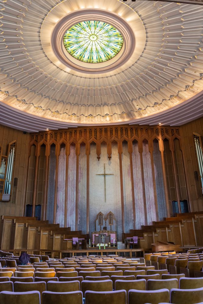 Interior of the Boston Avenue United Methodist Church