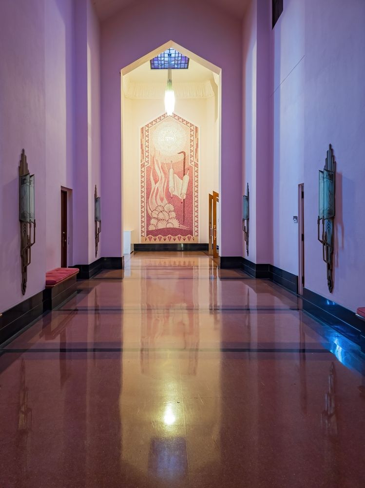 Hallway in the Boston Avenue United Methodist Church