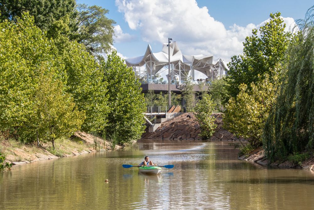 Kayaking at the Gathering Place
