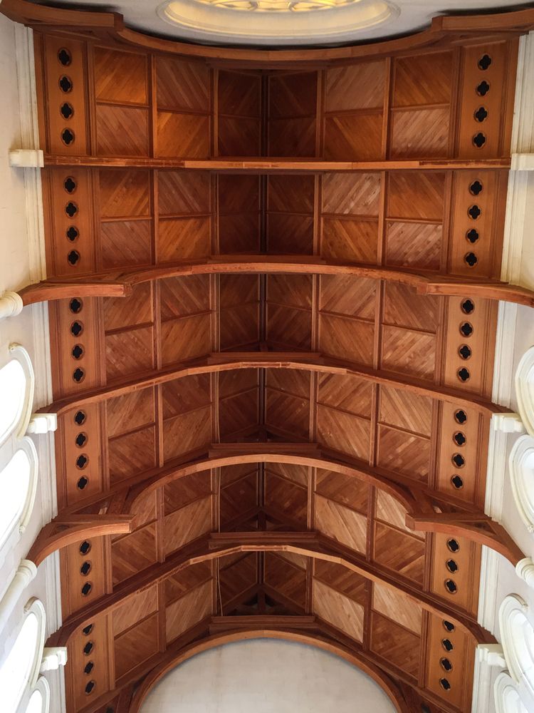 Roof details of the Sacred Heart Cathedral