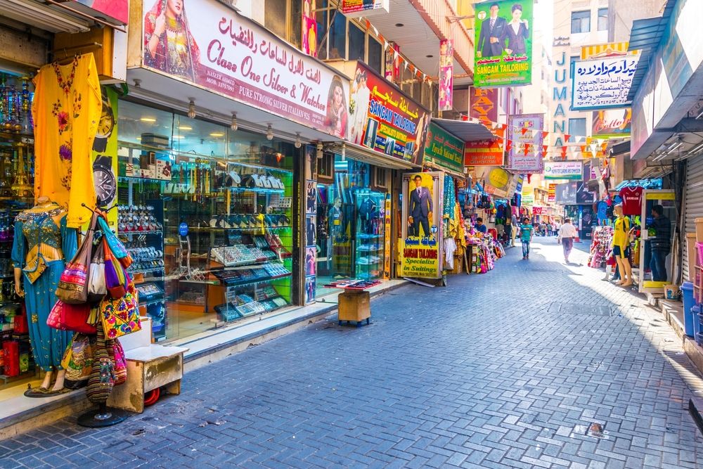 Shops along Manama Souq