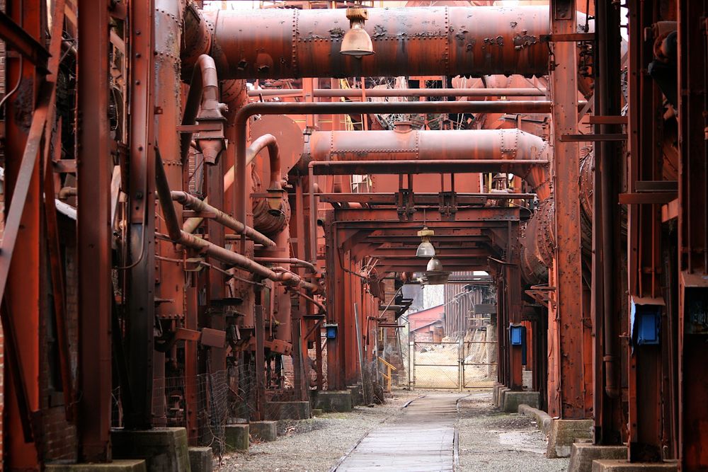 Pathway at Sloss Furnaces National Historic Landmark